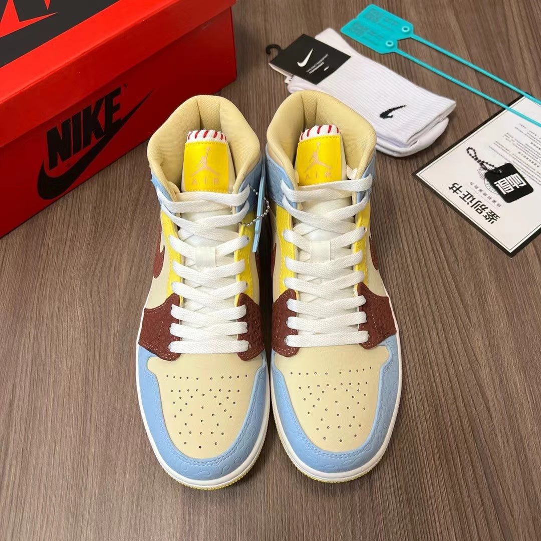 AJ1 Retro Mid SE x Maison Chateau Rouge 'Fearless'
