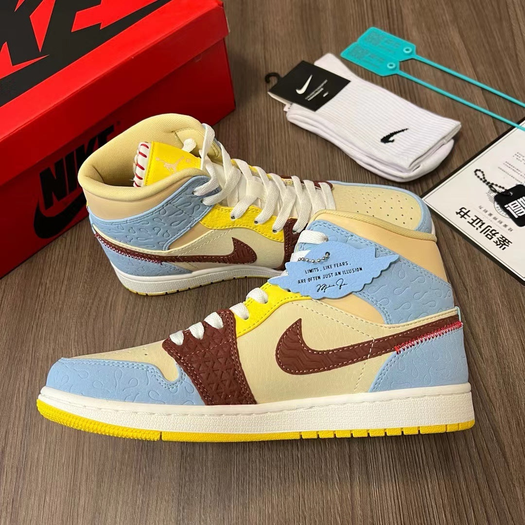 AJ1 Retro Mid SE x Maison Chateau Rouge 'Fearless'