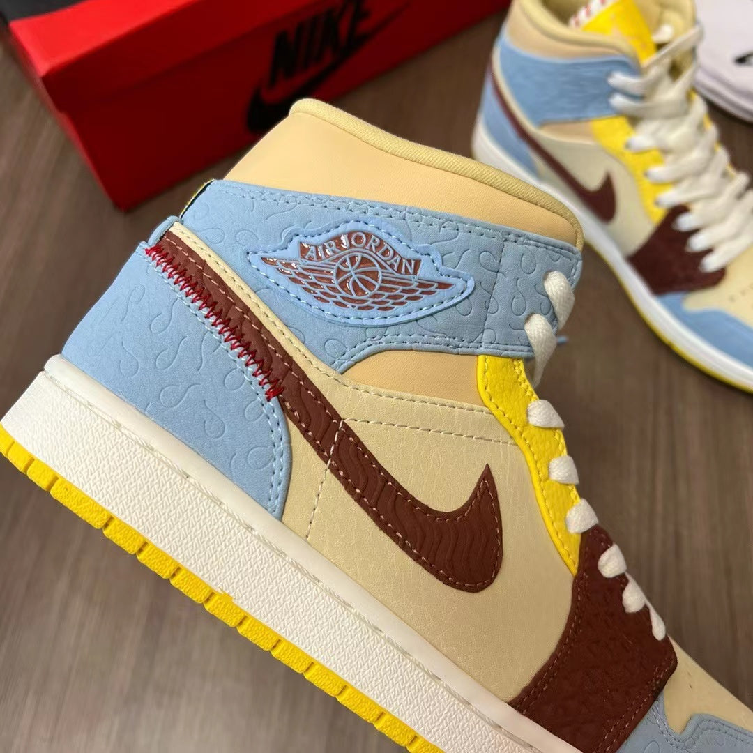 AJ1 Retro Mid SE x Maison Chateau Rouge 'Fearless'