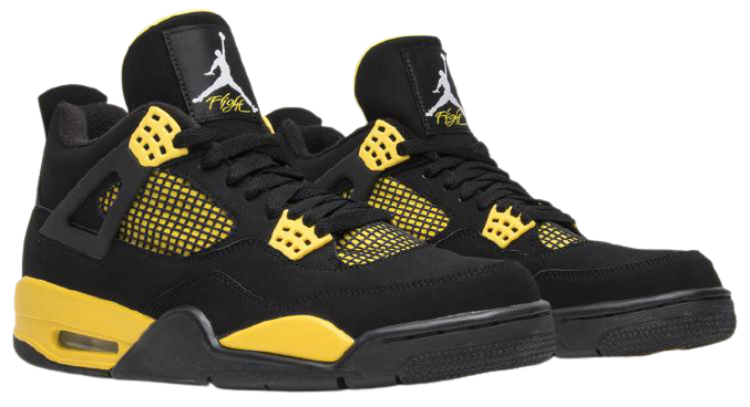 AJ4 Retro Black Thunder