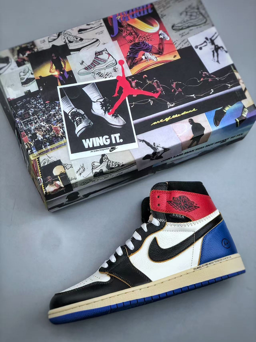 AJ1 Retro High Union Los Angeles x Fragment Design 1.0