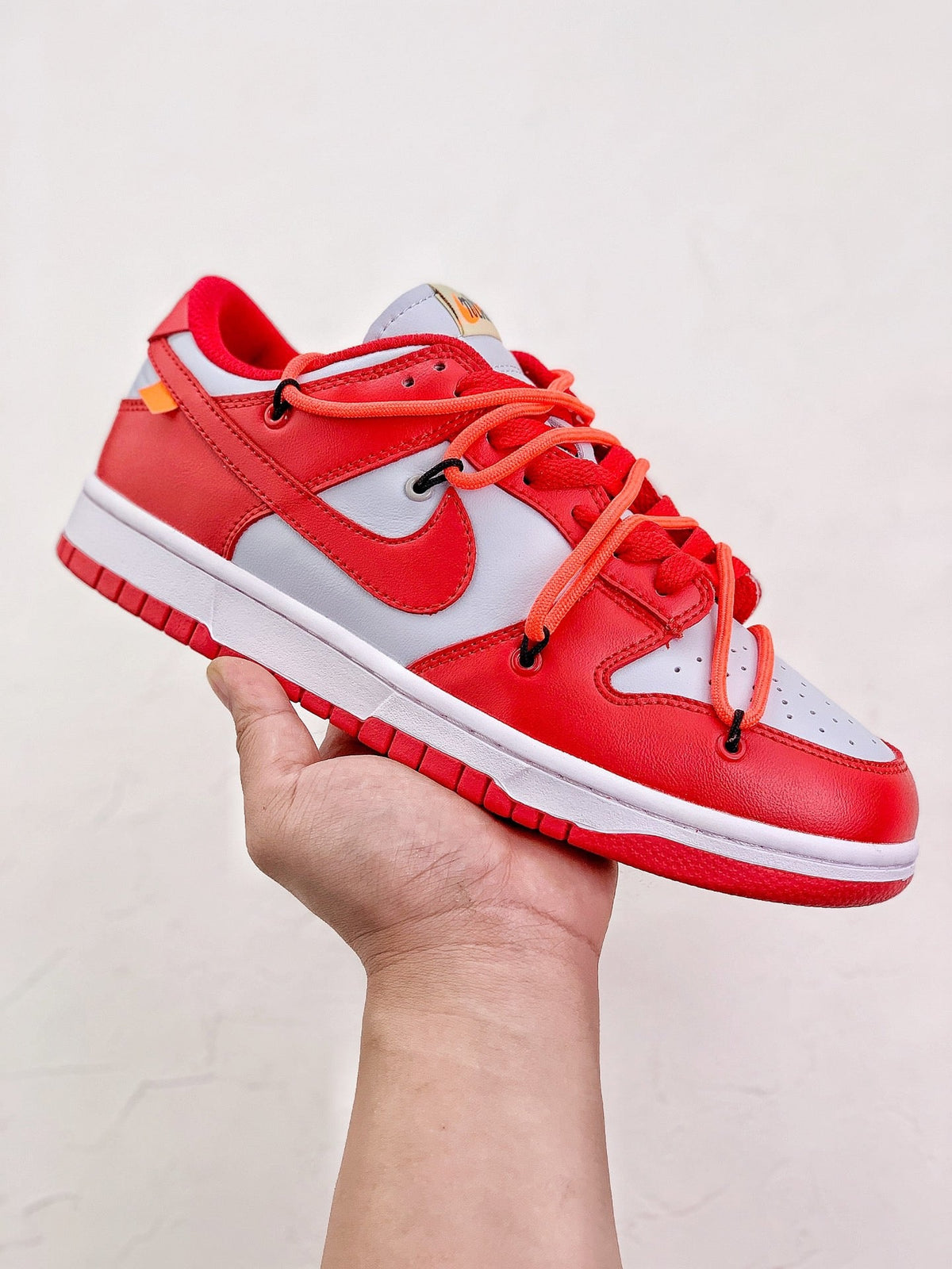 Dunk Low X OW University Red