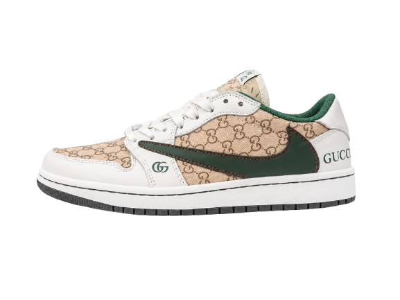 AJ1 Low Travis Scott x Gucci Monogram Customs