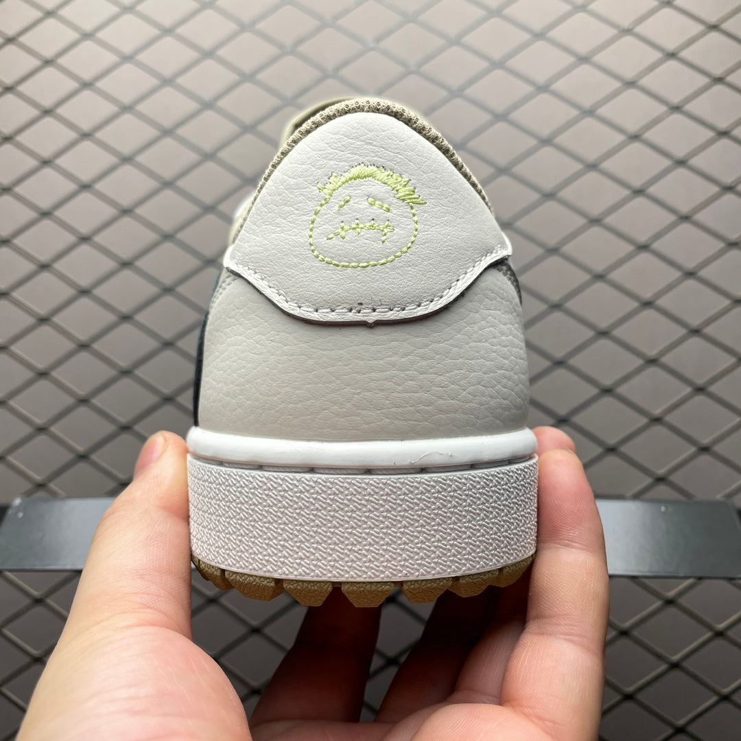 AJ1 Low Travis Scott Golf Neutral Olive